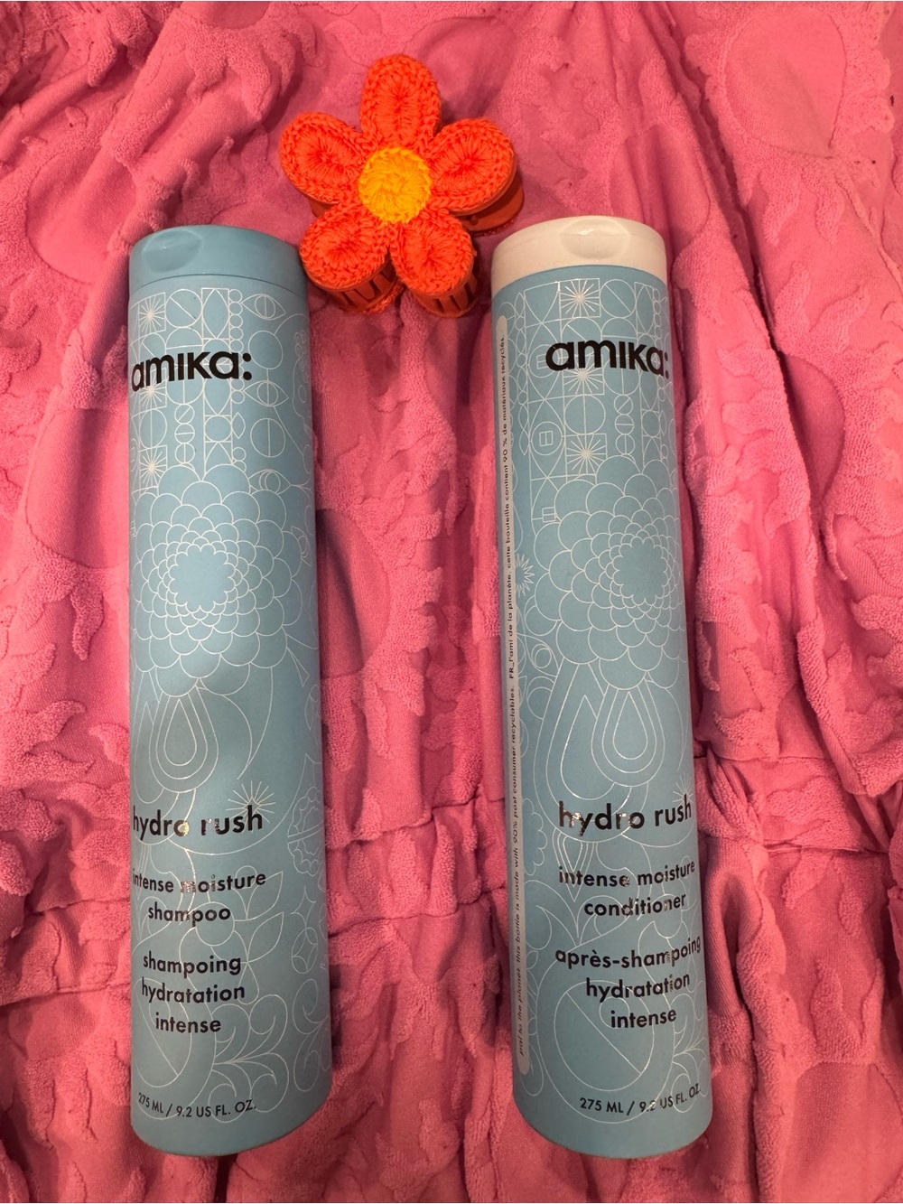 amika Hydro Rush Intense Moisture Shampoo & Conditioner